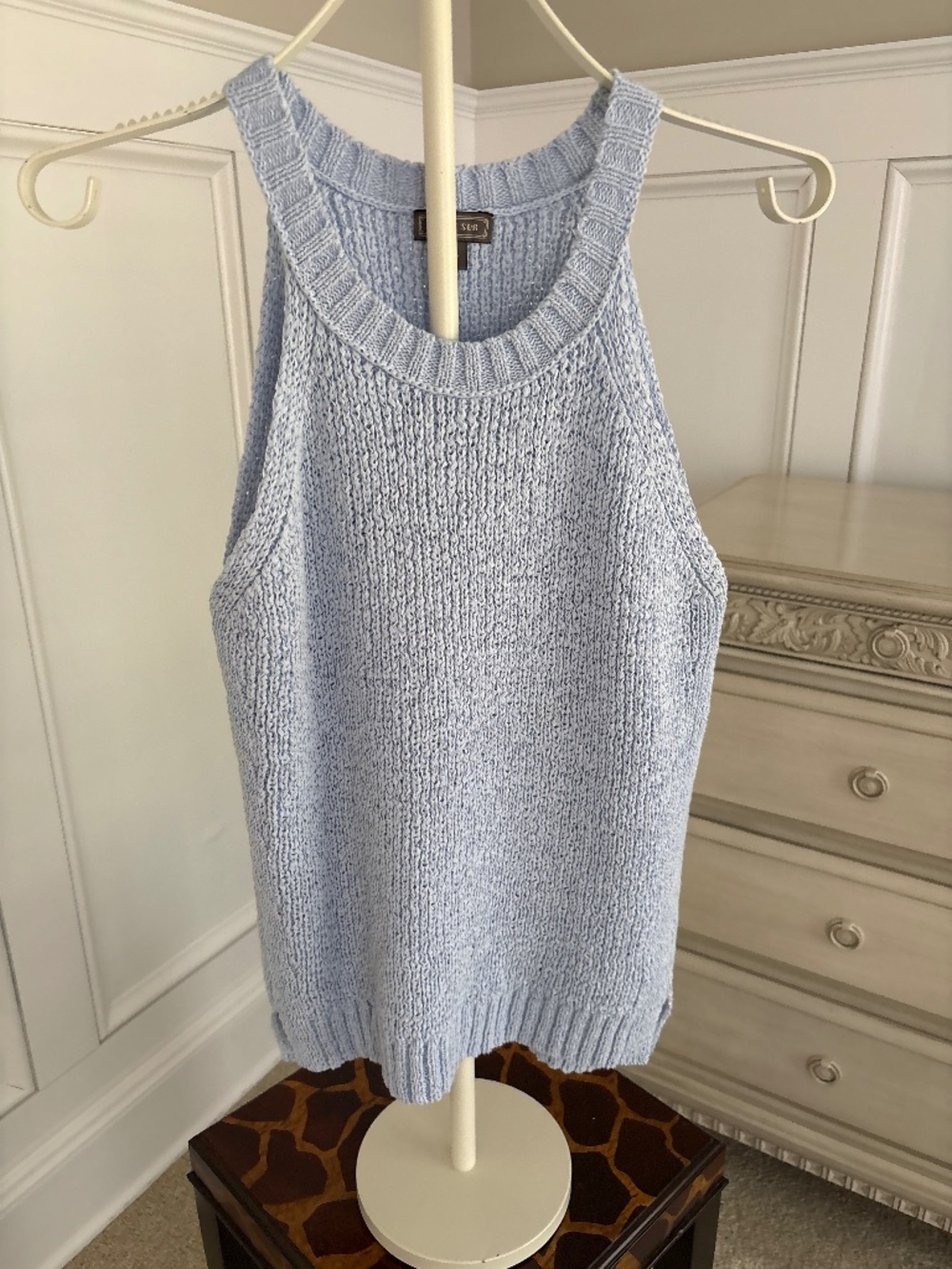 Soft blue sweater